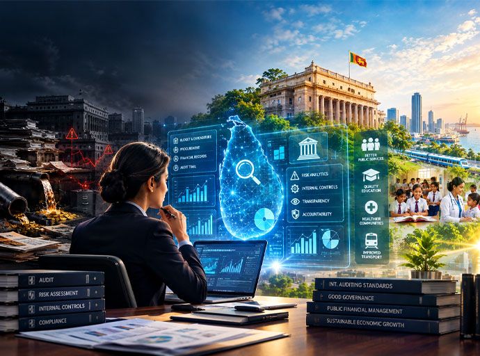 රාජ්‍ය අංශයේ නාස්තිය සහ දූෂණය පිටුදැකීමට අභ්‍යන්තර විගණනය ප්‍රතිසංස්කරණය කිරීම; ජාතික මෙහෙවරක දිග හැරුම