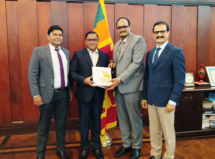  ඇපලෝ රෝහල් සමූහය ශ්‍රී ලංකාවේ සෞඛ්‍ය ක්ෂේත්‍රයේ ආයෝජන අවස්ථා පිළිබඳව සාකච්ඡා කරයි