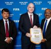 FIFA සභාපතිවරයා ශ්රී ලංකා ක්රීඩා අමාත්යවරයා සහ FFSL සභාපතිවරයා හමුවෙයි