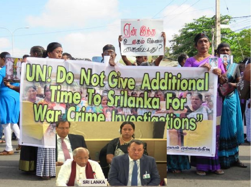 ශ්‍රී ලංකාවට එරෙහිව යුද අපරාධ පරීක්ෂණයක් පැනවීමේ අවධානමක් !