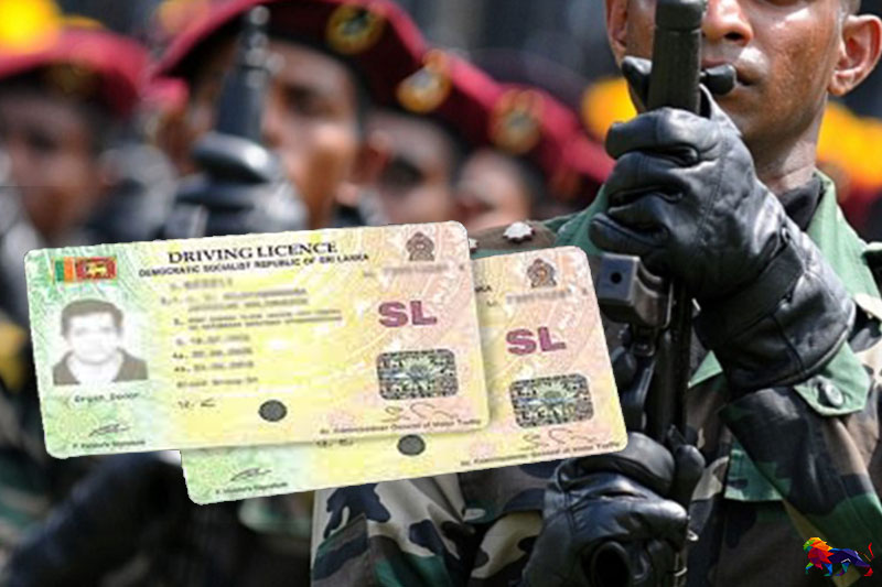 රියදුරු බලපත්‍ර සකස් කිරීමේ මෙහෙයුමත් හමුදාවට !