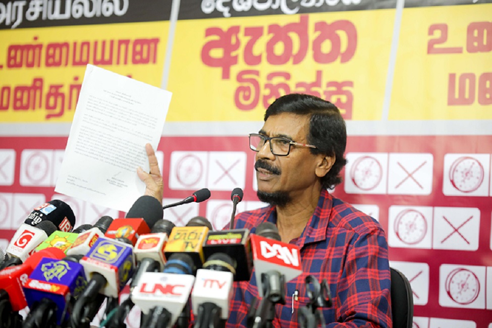 වන් මෑන් ෂෝවලින් මේ ප්‍රශ්න විසඳන්න බෑ : ජවිපෙ මහ ලේකම් ටිල්වින් !