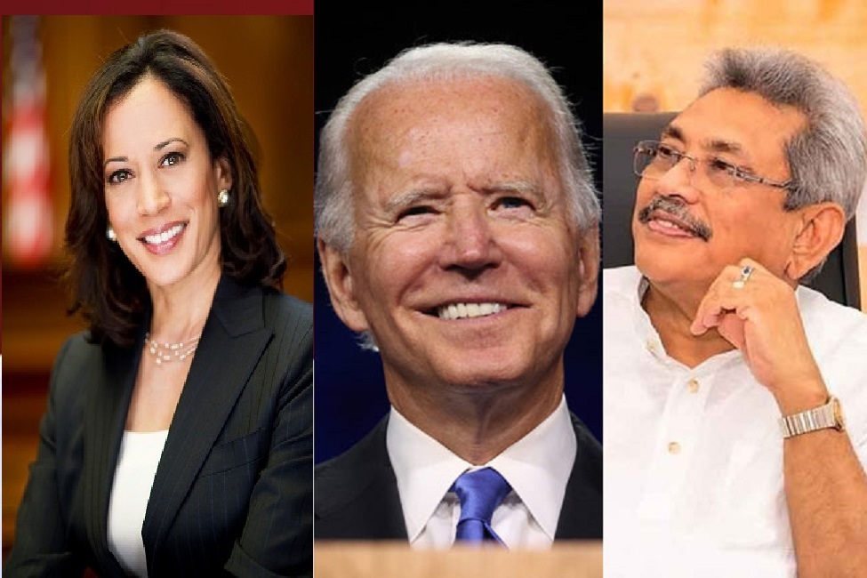 ඇමරිකා නායකයන්ට ජනාධිපති ගෝඨාභයගෙන් සුබ පැතුම් !