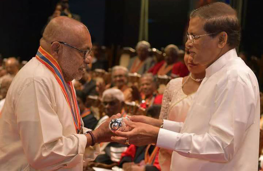 ජයසිරිගේ විරෝධය සාර්ථකයි : කලාභූෂණ ජනාධිපති සම්මාන උළෙල අවලංගුයි 