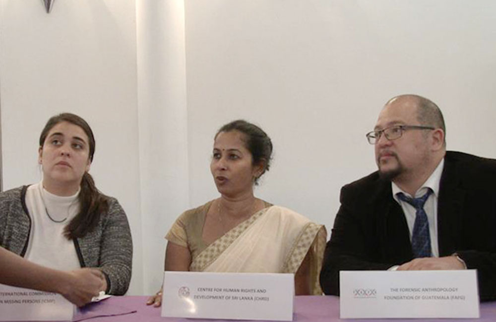 අතුරුදහන් වූවන් සොයා ගැනීමට ජාත්‍යන්තර සහාය (වීඩියෝ)