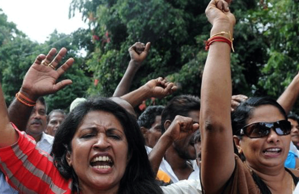 ශ්‍රී ලංකාවේ දේශපාලන පක්ෂ තුළ ස්ත්‍රී විරෝධයක්