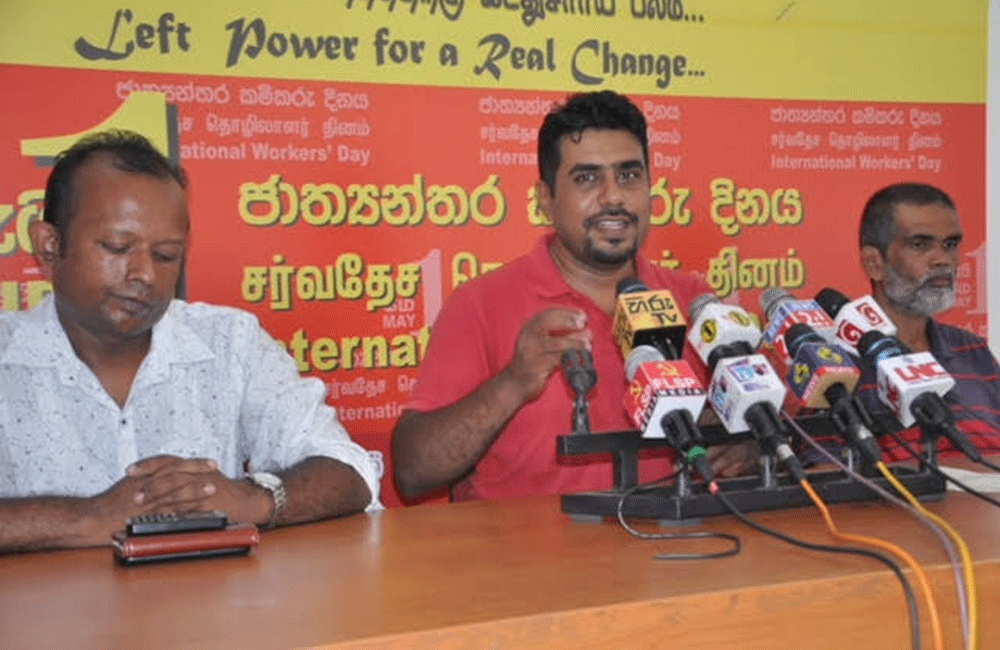 මැයි 1 වනදා : සියළු රැස්වීම් තහනම් කරලා