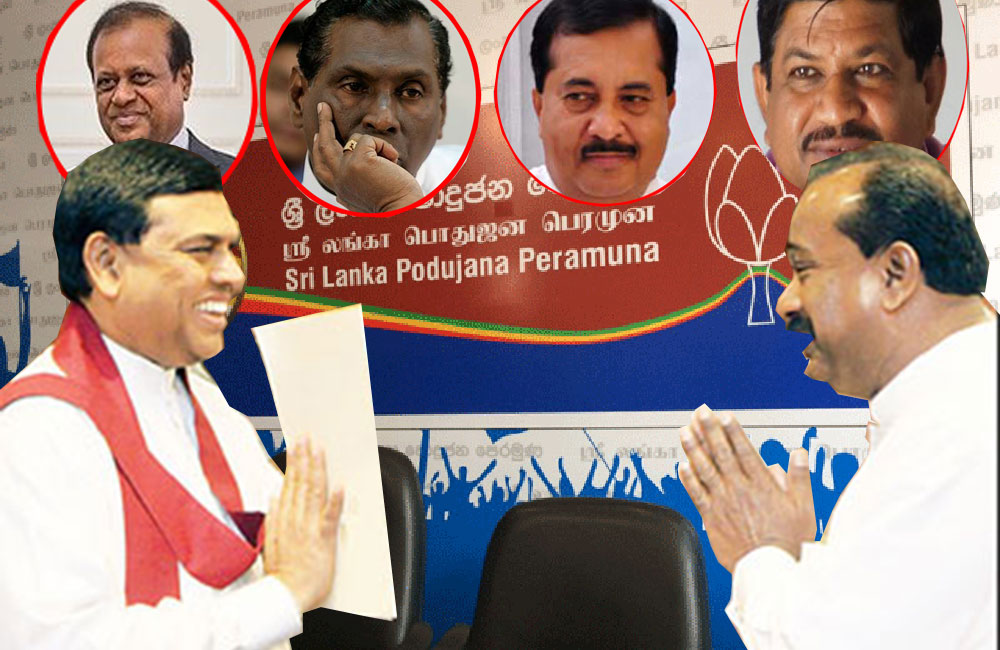 සුසන්ත පුංචිනිලමේ  7 වනදා පොහොට්ටුවේ වේදිකාවට : සුසිල්, ජෝන්, ටී.බී, ලක්ෂ්මන් මාර්තු අග