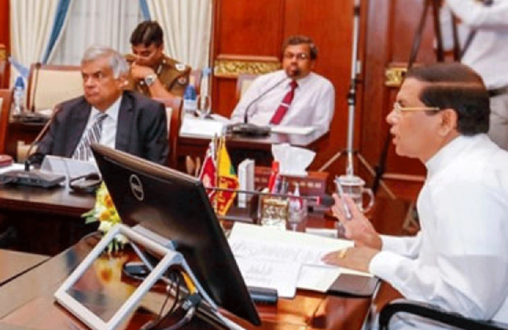 ''තවදුරටත් මෙහෙම යන්න බැහැ” - ජනපති කියයි