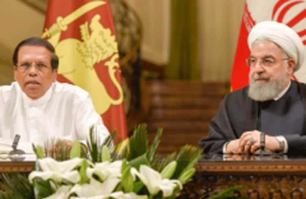 ඉරාන - ශ‍්‍රී ලංකා රාජ්‍ය නායකයින් හමුවේ : ගිවිසුම් 05 කට අත්සන් තැබේ !