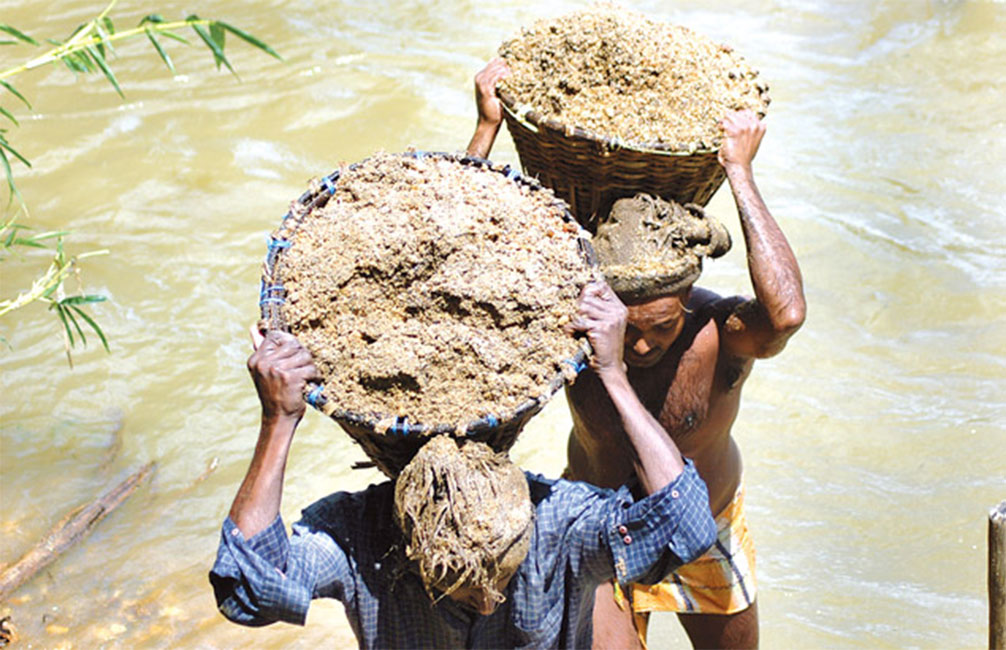 මහවැලියේ වැලි ගොඩදැමීමේ තහනම ඉවතට