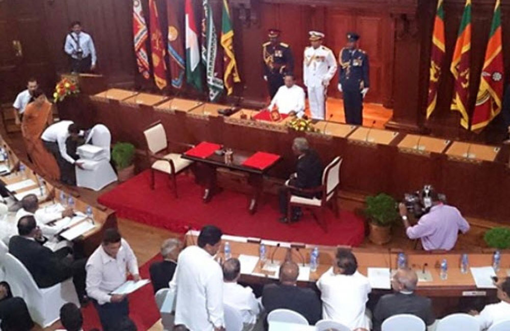 එක්සත් ජාතික පෙරමුණ ආණ්ඩුවේ : කැබිනට් එක මෙන්න !