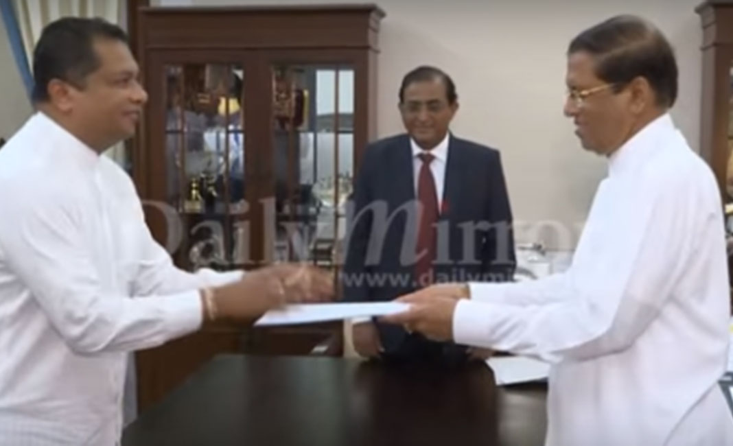 නව රාජ්‍ය අමාත්‍යවරුන් දෙදෙනෙක් දිවුරුම්දෙයි !