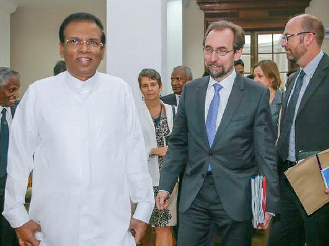 Sirisena and Zeid