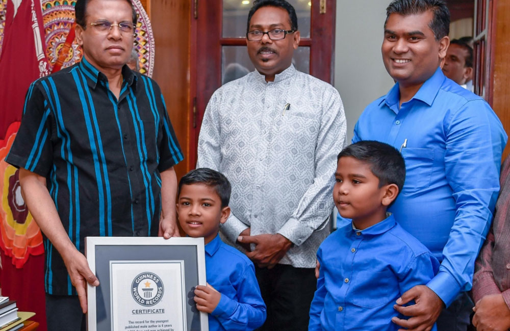 ලොව ළාබාලම ලේඛකයා ශ්‍රී ලාංකිකයෙක්