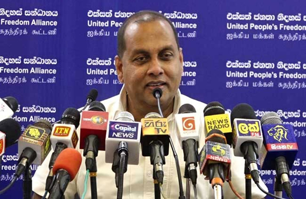 පොහොට්ටු සාමාජිකත්වය ගත්තාට - මහින්දට ප්‍රශ්නයක් නෑ : එජනිස සහතිකයක් !