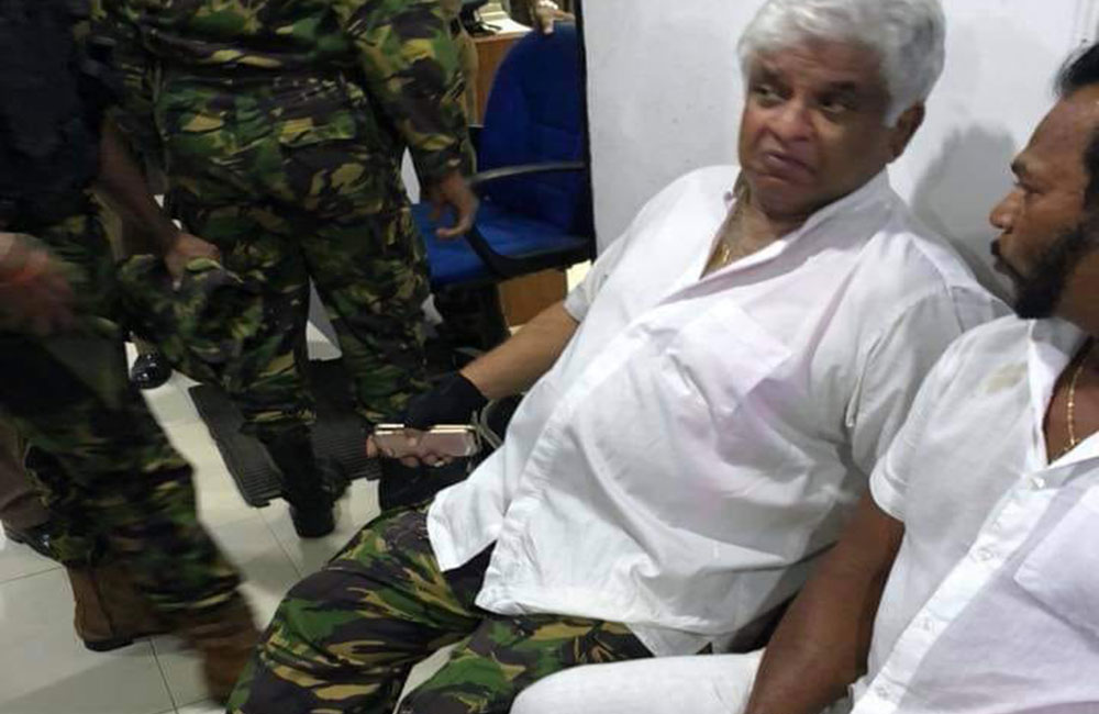 තිලංගගේ ලණු ගිල්ල සිරිසේන : අර්ජුනව හිරේ දාගෙන !