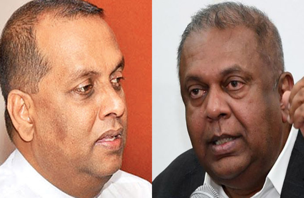 අමරවීර දෙන්න බෑ කියන : ඉන්ධන මිල සහනය දෙන හැටි මංගල පෙන්වයි !