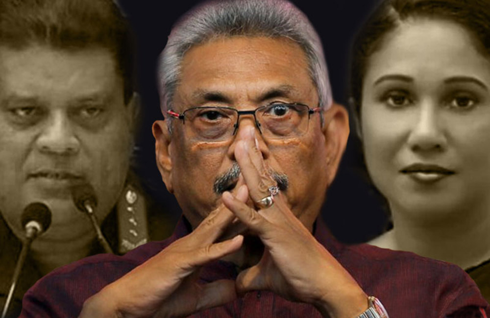 ගෝඨා "ස" තනිවෙලාද ? සහයට ඉන්නේ ශවේන්ද්‍ර සහ වොයිස්කට් සීතා පමණද ?