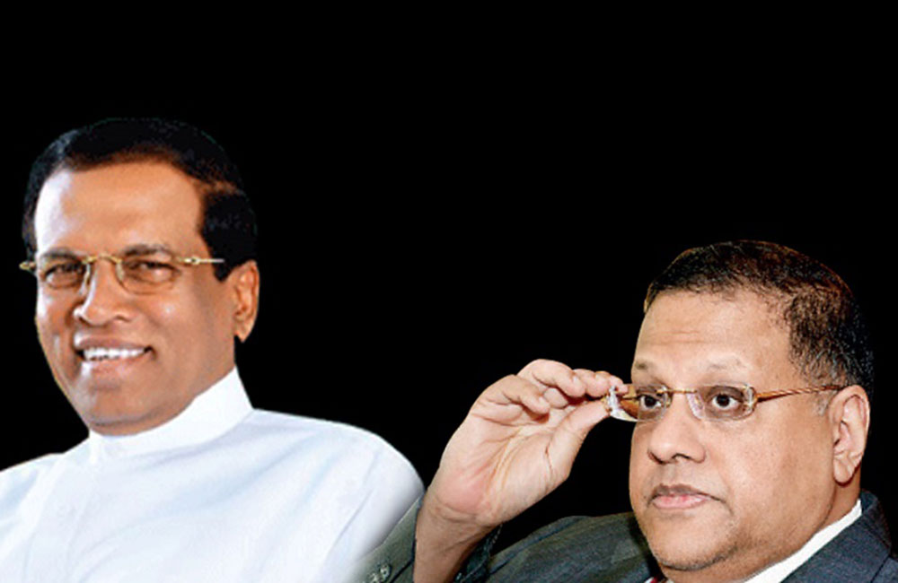 සිරිසේන සිංගප්පුරු බලධාරීන්ගෙන් අර්ජුන් මහේන්ද්‍රන්ව ඉල්ලලා !