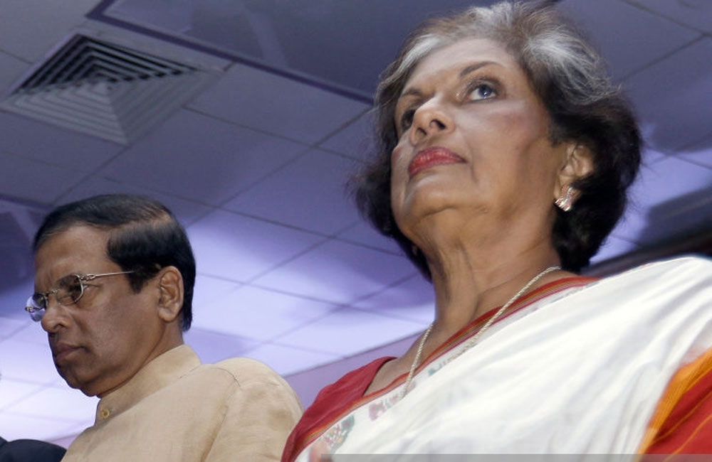 බොරු කියන්න එපා - චන්ද්‍රිකා සිරිසේනට අමතලා !