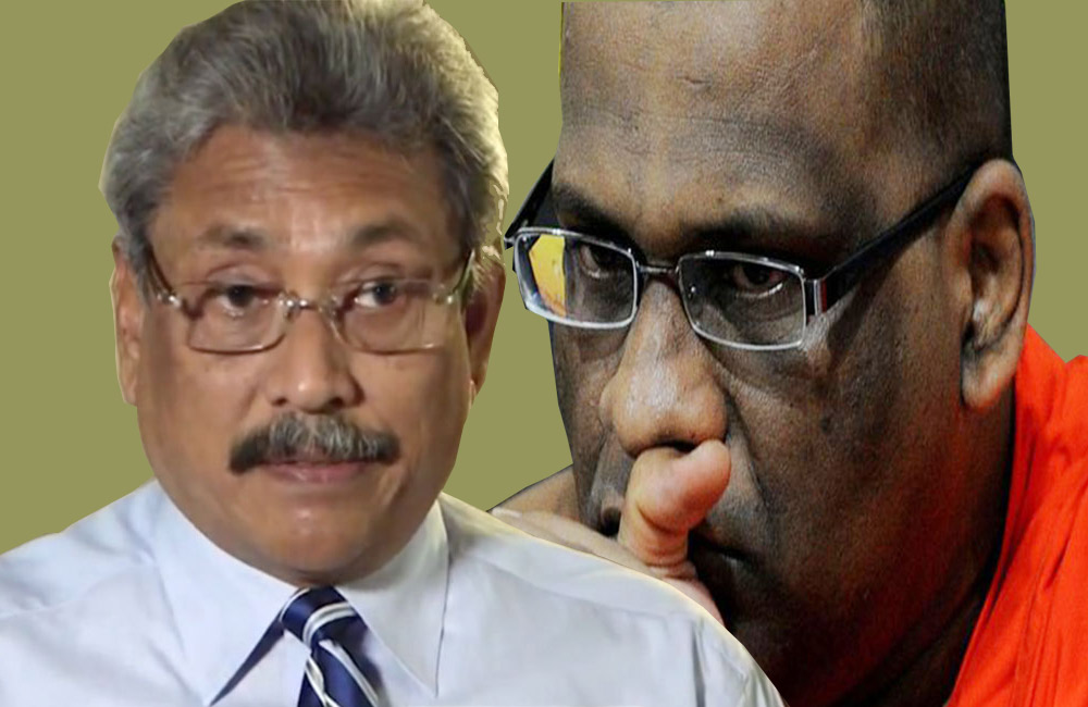 ගෝඨා බේරන සටනට  ඥානසාර හිමිත් වඩියි : සුමන්තිරන්ට එරෙහි ප්‍රහාරයකින් වැඩ අරඹයි !