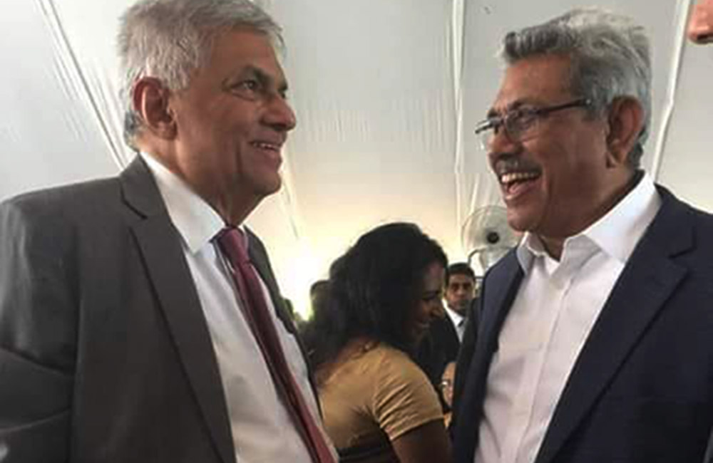 ගෝඨාභයගේ දිවුරුම්දීමට රනිලුත් යයි : ඇමතිවරුන්  පෝලිමට  ඉල්ලා අස්වෙයි !