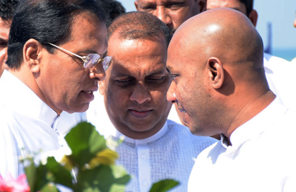 එක වචනයක් නැති නිසා ශ්‍රීලනිප අපේක්ෂකයන් දුෂ්කරතාවක