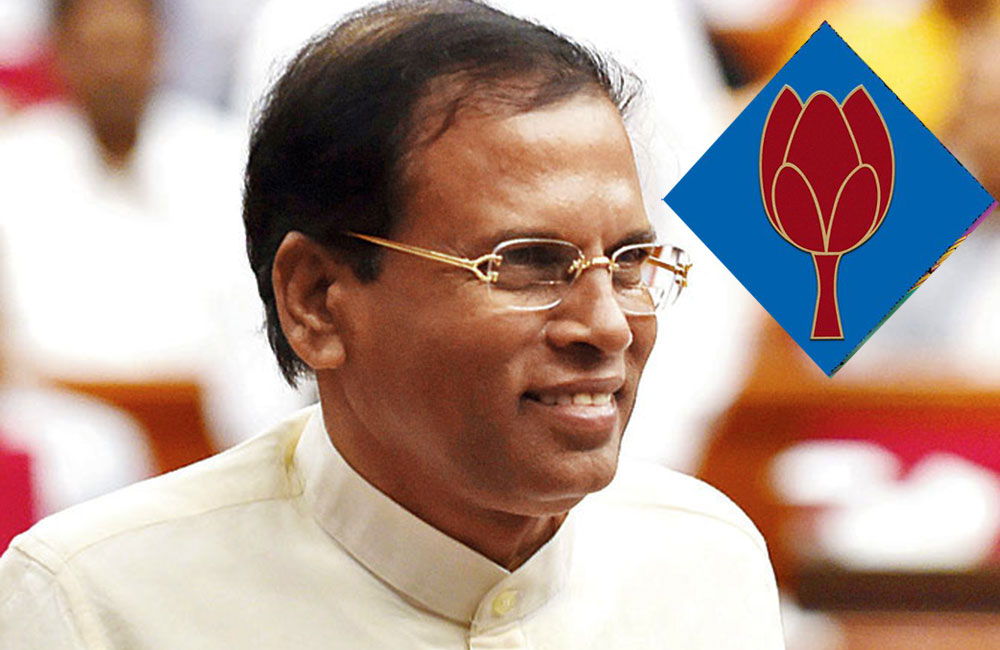 ශ්‍රීලනිප අප්‍රසාදය හමුවේ : සිරිසේනට පොහොට්ටුවෙන් ගෞරවනීය තනතුරක් !