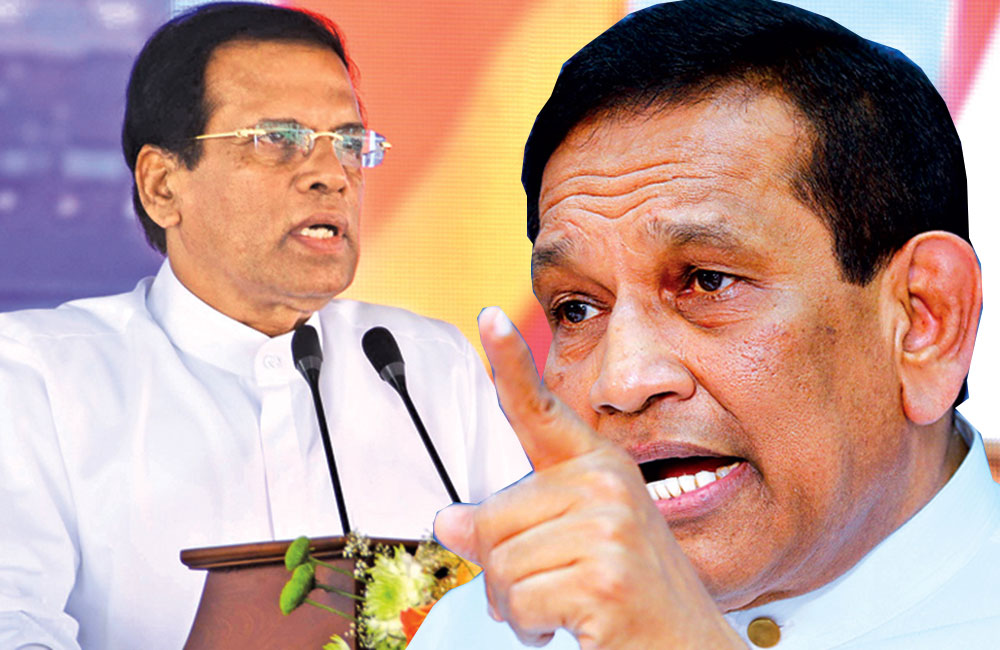 පිටි කිරි නිසා :රාජිත - සිරිසේන ඇවිලෙයි !