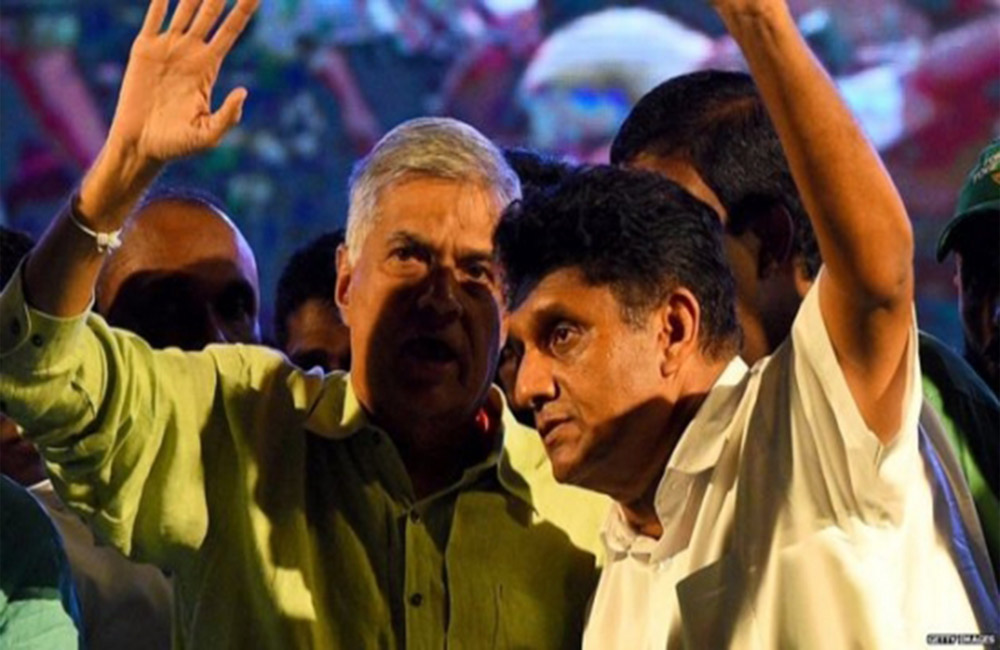  රවීගේ ලකුණින් එජාප බෙදීම අවසන් : රනිල් - සජිත් එක්ව ඉදිරියට !