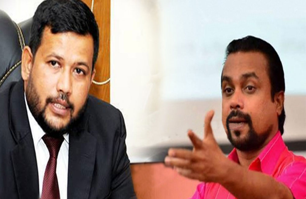 රිෂාඩ්ගෙන් වීරවංශට : රෙදි ගැලවෙන අභියෝගයක් !