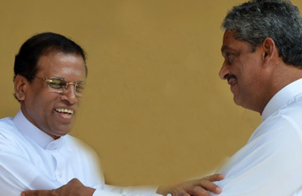 සිරිසේන - ෆොන්සේකා ගැටුම අවසන් : අමාත්‍යධුරයත් සූදානම් !