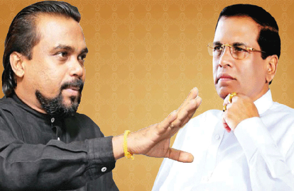 රහස් කතා අතරේ විමල් ගෙන් මෛත්‍රීටත් 'දේශප්‍රේමී' ලණුවක් !