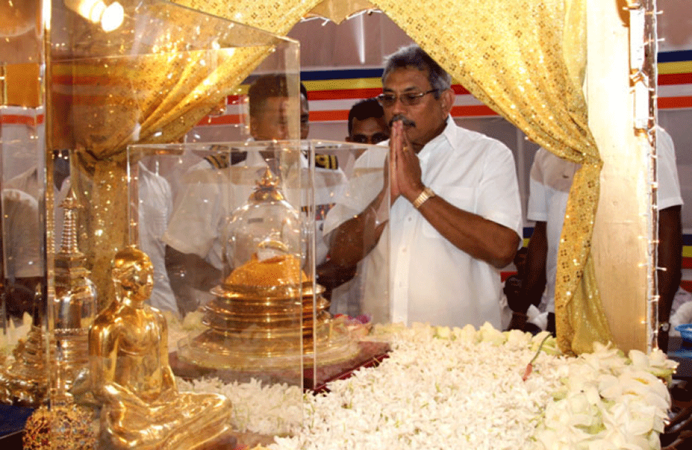 2020 ජනාධිපතිවරණය ඉලක්ක කර : ගෝඨාභයත් පන්සල් යයි