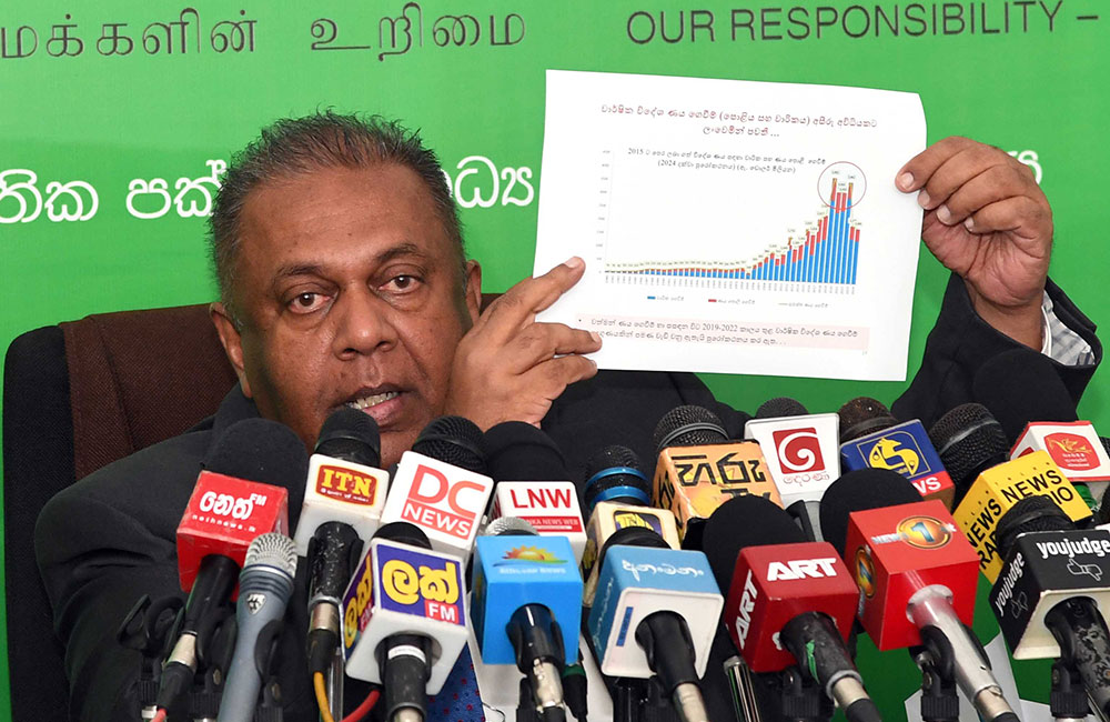 2015 වසරේ දී ආණ්ඩුවට ලැබුණේ රාජ්‍ය මූල්‍ය කාල බෝම්බයක් -මංගල 