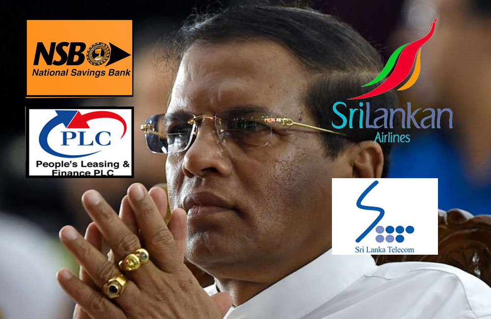 NSB, PLC, SLT හා ශ්‍රීලංකන් හාන්සියි!