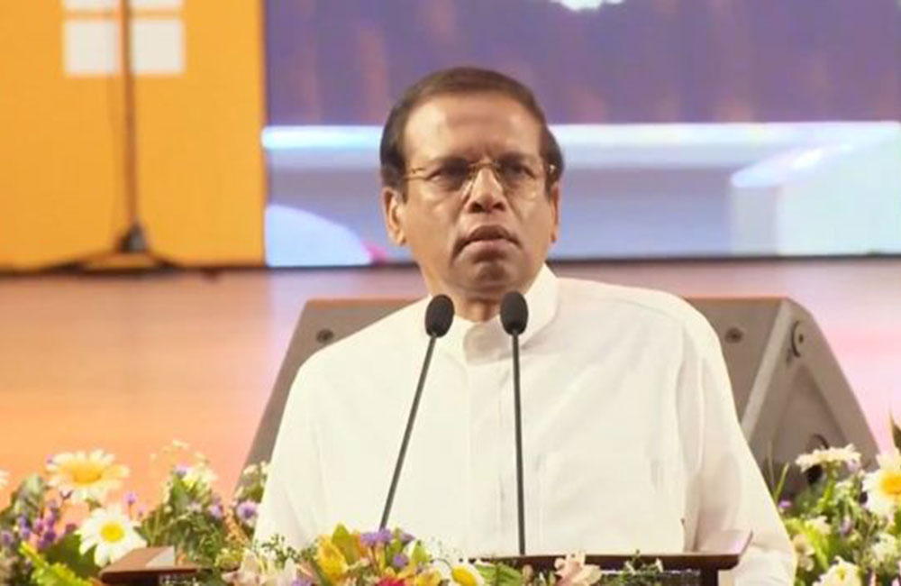 සිරිසේන : රටක ජනාධිපති කෙනෙක් ඊට වඩා බුද්ධිමත්ව කතා කළ යුතුයි !