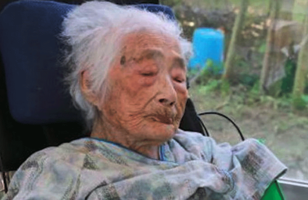 ලොව වයස්ගතම වැසියා මියයයි