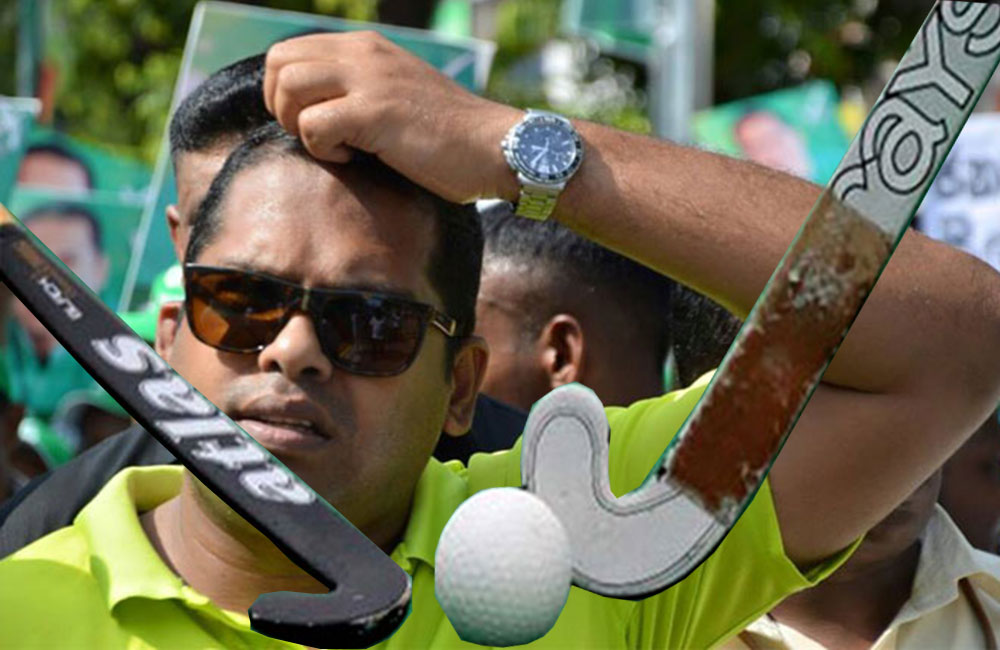 ඇමති හරීන් සැරටම බුදි : 21න් පහළ හොකී ජවුසං ඔඩුදුවයි !