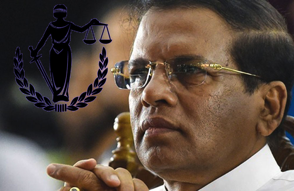අධිකරණ ක්ෂේත්‍රයේ අර්බුදයක්: සිරිසේනගේ නීති ලේකම් විනිසුරුධූරයට !