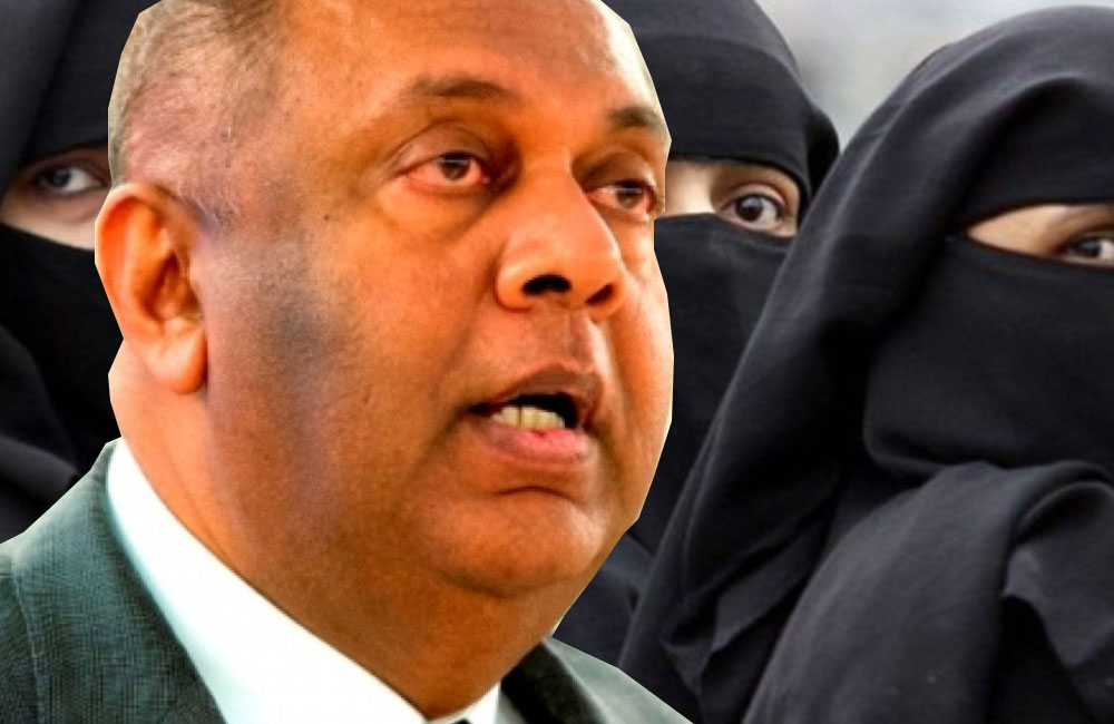 මංගල, 'බුර්කාව' ඉවත් කිරීමට සහය ඉල්ලයි