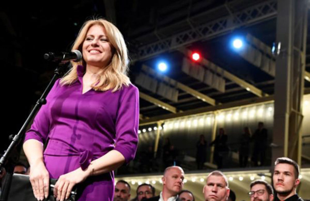 ස්ලෝවැකියාවේ මුල් පුටුවට කාන්තාවක් !