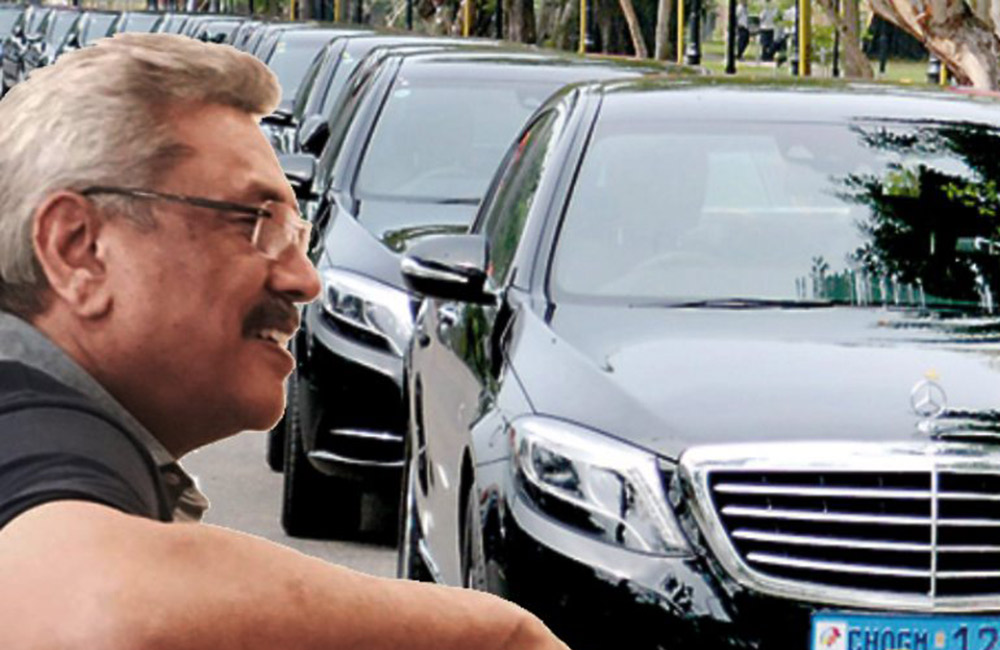 ඇමතිවරුන්ගේ වාහන මේනියාවට තිත!