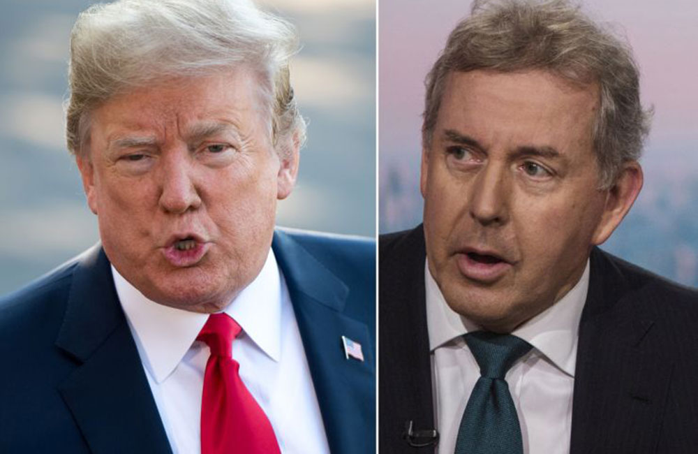 ට‍්‍රම්ප් - බ්‍රිතාන්‍ය තානාපති ගැටුමක්