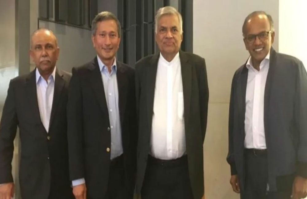 සිංගප්පූරුවේදී අගමැති රනිල්ට පැසසුම් !