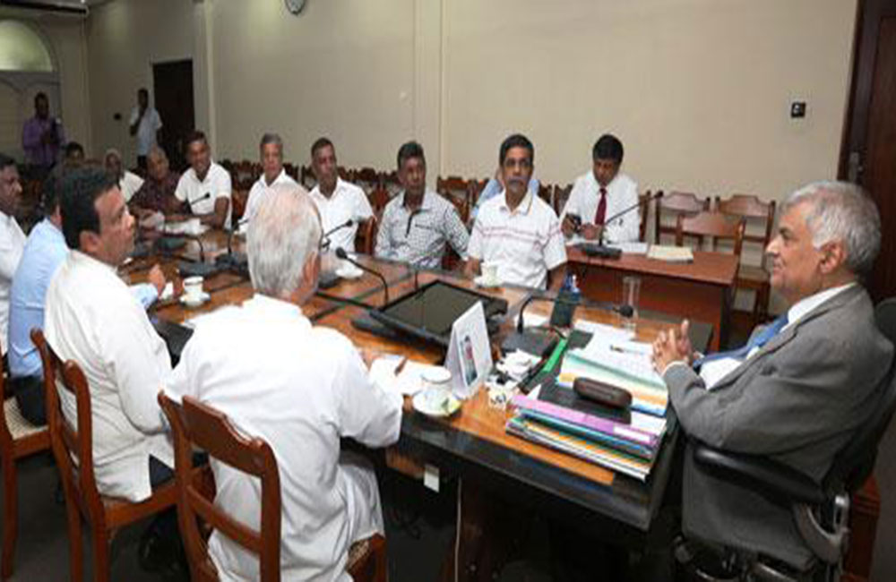 අගමැති රනිල් : වඩු ප්‍රශ්නයට මැදිහත් වෙයි !