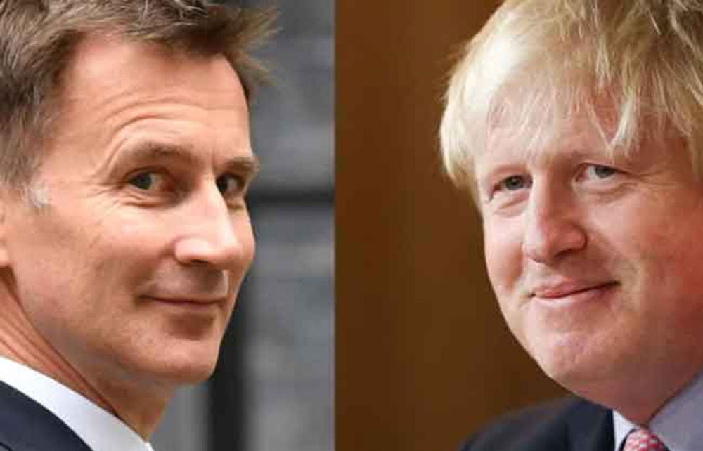 බ්‍රිතාන්‍යයේ අගමැති වෙන්න දෙදෙනෙක් සූදානමින්