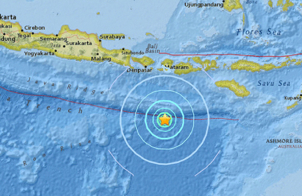 ඉන්දුනීසියාවේ භූ කම්පනයක්