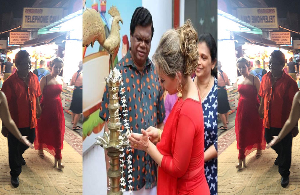 බන්දුල සමග ඇවිද යන ඇය කවුද ?